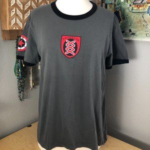 NIK NAK Dutch Amsterdam Graphic Ringer T Shirt